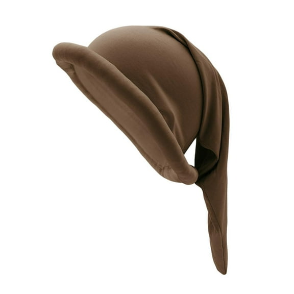 Eosunjian Christmas Dwarf Hat Colored Dwarf Costume Hat Moisture-Wicking Breathable Hat for Christmas Party Gnome Costumes (Dark Brown)