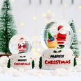 thumbnail image 1 of Eosunjian Christmas Snow Globe with Colorful Lighting Lovely Shape Desktop Decor Santa Claus Snowman Glass Ball Ornament Children Gift, 1 of 13