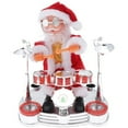thumbnail image 1 of Eosunjian Electric Christmas Santa Claus Music Instrument Playing Xmas Toy Party Ornaments, 1 of 4