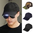 thumbnail image 1 of Eosunjian Extended Brim Adjustable 5 LEDs Anti-UV Baseball Hat Men Fishing Jogging LED Sport Hat Outdoor Accessories, 1 of 13