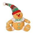 thumbnail image 1 of Eosunjian Gingerbread Man Doll Plush Christmas Doll Toy Soft Stuffed Sitting Cookie Gingerbread Festive Decor for Xmas New Year Gift, 1 of 13