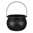 thumbnail image 1 of Eosunjian Halloween Witch Cauldron Large Black Plastic Witch Kettle Halloween Pot Candy Holder Spooky Party Decorations,Black, 1 of 13