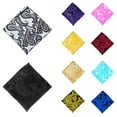 thumbnail image 1 of Eosunjian Men's Pocket Square Handkerchief Paisley Wedding Party Decorative Suit Hanky Dark Grey, 1 of 13
