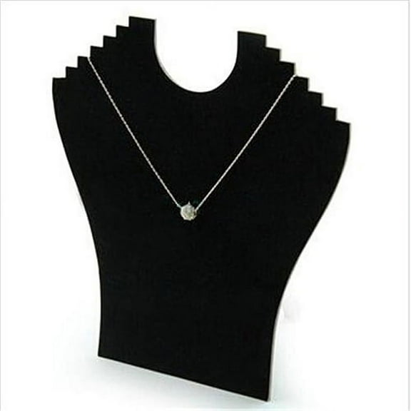 Eosunjian Necklace Bust Jewelry Pendant Chain Display Holder Neck Velvet Stand Easel