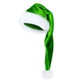 thumbnail image 1 of Eosunjian Santa Hat Long Xmas Velvet Santa Hat Winter Warm Costume Christmas Party Supplies for Cosplay Parties Stage Performance (Green), 1 of 13