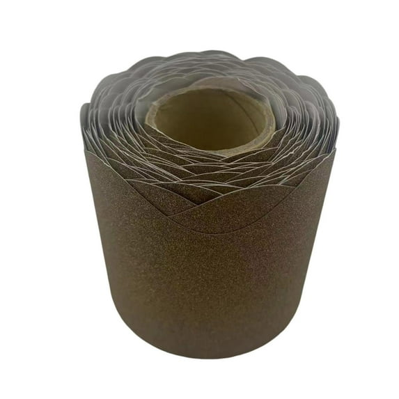 Eosunjian Scalloped Border Vibrant Scalloped Bulletin Board Border Diy Glitter Trim Colorful Design Decorative Roll for Classroom Office Chalkboard Decoration