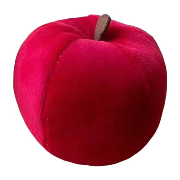 Eosunjian Soft Apples Plush Plush Apples Toy Soft 4-inch Stuffed for Kids Fidget Fruit Plushie Cute Decorative Apples for Room Decor Sunday School Theme Green
