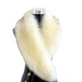 thumbnail image 1 of Eosunjian Women Winter Scarf Cozy Fuzzy Imitation Fur Solid Color Soft Lightweight Thickened Warm Decorative Collar Shawl Neck Wrap (Beige), 1 of 13