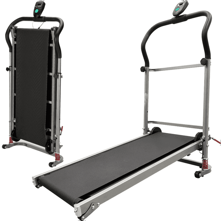 EOTVIA Manual Treadmill, Non Electric Treadmill With Flywheels