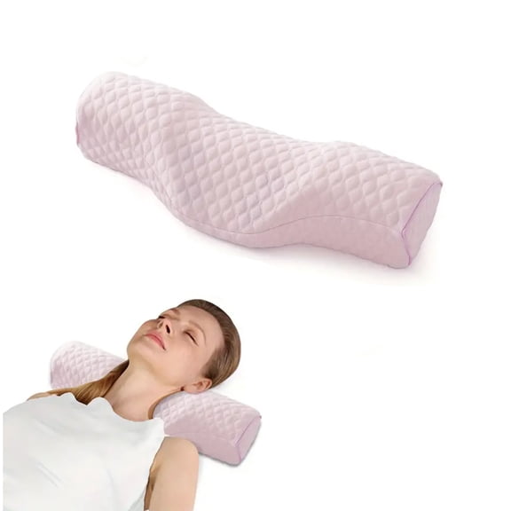 Eoumupi Pink Ergonomic Neck Care Ultimate Cervical Support Pillow