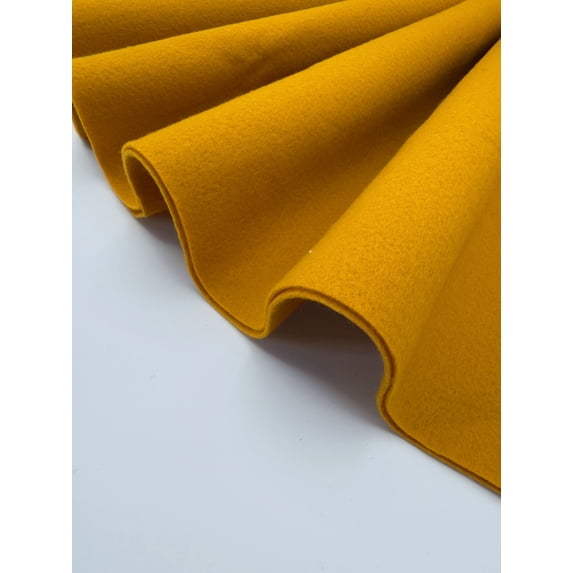 Eovea - Acrylic Felt Fabric - 72" Inch Wide -1.6mm Solid Thick Felt Fabric by The Yard - Craft Supplies - Sewing, Cushion and Padding, DIY Arts & Crafts, Cloth (Antique Gold, One Yard)