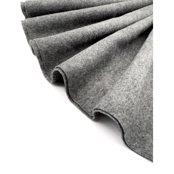 Eovea - Acrylic Felt Fabric - 72" Inch Wide -1.6mm Solid Thick Felt Fabric by The Yard - Craft Supplies - Sewing, Cushion and Padding, DIY Arts & Crafts, Cloth (Charcoal, One Yard)