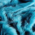 thumbnail image 1 of Eovea - Shaggy Faux Fur Fabric - 28X28"- Precut Fluffy Fur Square Patch- DIY Craft Supply, Hobby, Costume, Decoration,Gnomes,Coats,Vest(Dk Turquoise,28"X28"), 1 of 1
