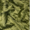 thumbnail image 1 of Eovea - Shaggy Faux Fur Fabric - Square Patch- DIY Craft Supply, Hobby, Costume, Decoration,Jacket,Skirt,Vests,Coar,Chair Cover(15"X15",Olive Green), 1 of 1