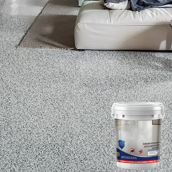 Epóxy Colored Sand Floor Páint – Water-Based Textured Finish, High Gloss Slip_Résistant for Concrete, Tile & Countertops, Indoor/Outdoor Use