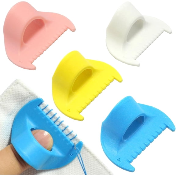 EpaiLuckyou 4PCS Edge Sewing lockranding Tool - Edge Stitch Lock and Sewing Gauge with Seam Guide Ruler - Essential Sewing Tools for Straight Stitching (3mm+4mm)