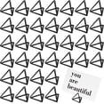 thumbnail image 1 of Epakh 100 Pcs Place Card Holder for Table Card Holders for Wedding Triangle Shape Table Number Picture Clips Stand for Centerpiece Anniversary Party(Black), 1 of 14