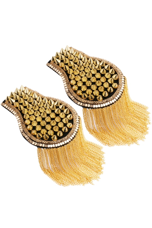 Epaulett Suit Accessories Tassel Epaulets Fringe Shoulder Epaulette Brooch Clothing Sports Man Alloy