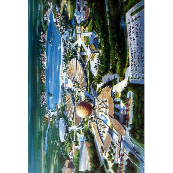 Epcot 1979 Poster 27inx40in Entertainment Theme Room Art Poster 27x40 Unframed, Age: Adults, Rectangle Poster Time