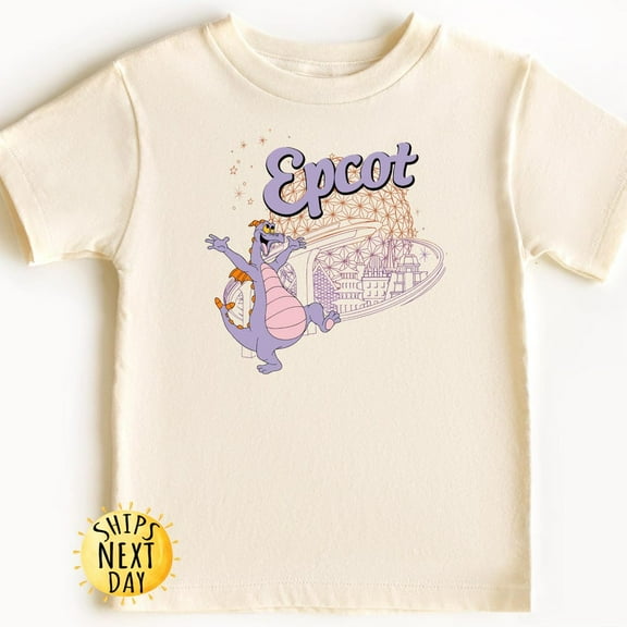 Epcot Figment Toddler Shirt, Walt World Kids Shirt, Epcot Shirt, Figment Shirt, TODDLER SHORT SLEEVE TEE BELLA CANVAS 3001T