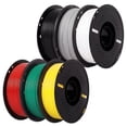 thumbnail image 1 of Epelay 6kg PLA+ 3D Printer Filament Bundle 1.75mm, Black, White, Gray, Red, Green & Yellow, Compatible with Most FDM 3D Printers, 1 of 8