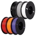 thumbnail image 1 of Epelay 6kg PLA+ 3D Printer Filament Bundle 1.75mm, Black, White, Gray, Red, Orange & Purple, Compatible with Most FDM 3D Printers, 1 of 8