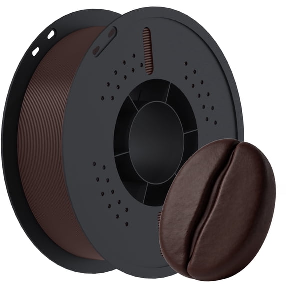 Epelay PLA Plus 3D Printer Filament, 1.75mm, 1kg Spool, Chocolate Brown, Compatible with Most FDM Printers