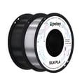 thumbnail image 1 of Epelay Silk PLA Plus 3D Printer Filament, 1.75mm, 2kg Bundle, Black & Silver, Compatible with FDM Printers, 1 of 9