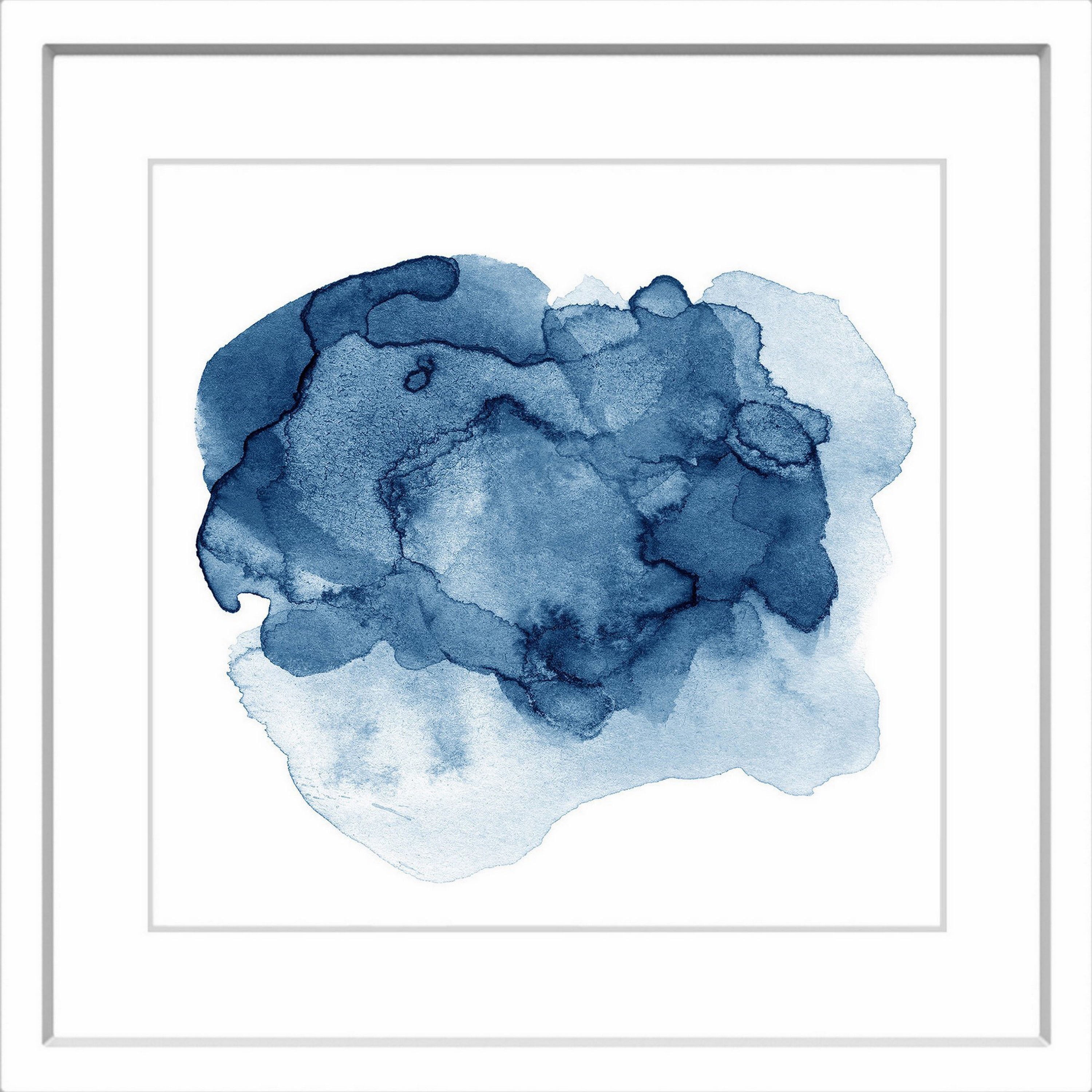 Ephemeral Liquid 24 in x 24 in Framed Painting Art Prints, by Marmont Hill