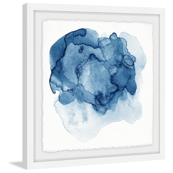 Ephemeral Liquid Framed Painting Print