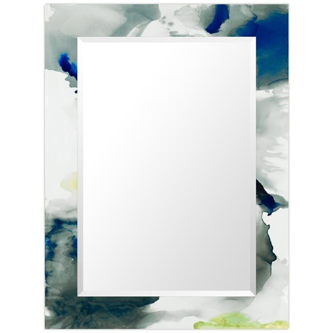 Sue Jachimiec-Inspired Frameless Beveled Glass Wall Mirror 30x40