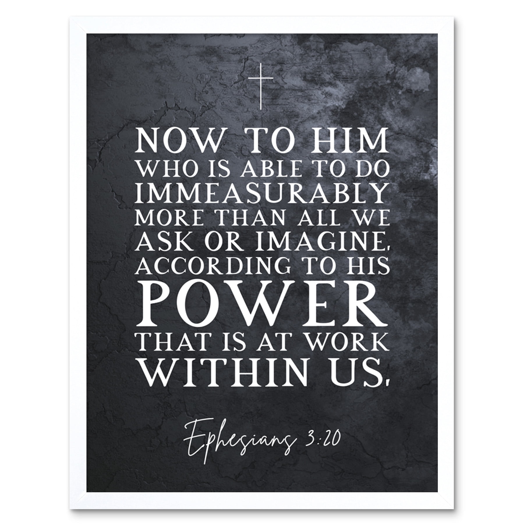 Ephesians 3:20 His Power At Work Within Us Christian Bible Verse Quote ...