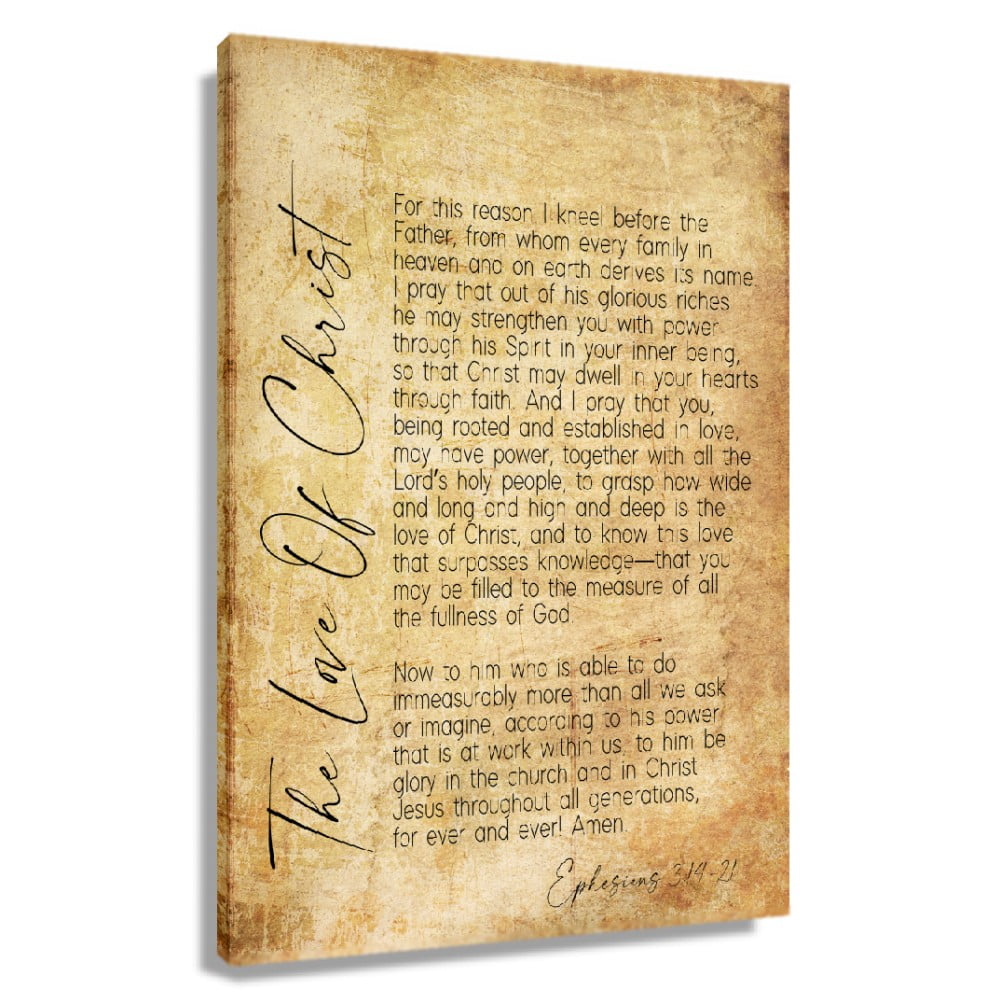 Ephesians 31421 Bible Quote Wall Art Scripture Posters Poster Printing