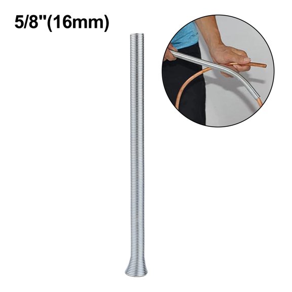 EpheyFIF 1Pc 13.7In Spring Tube Bender Set Spring Pipe Benders for Precision Bending Copper Aluminum Pipe Bending Hand Tools Spring Wire 16mm