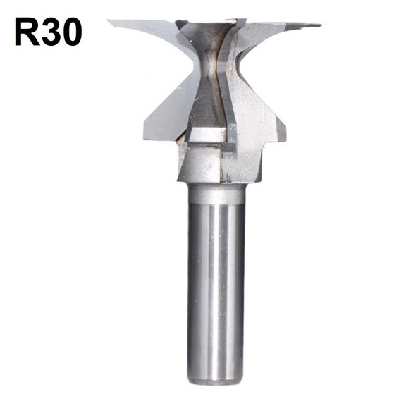 EpheyFIF 1Pc Milling Cutter 1/2 Shank Wood Wall Cabinet Arcs Bending Cutter Router Bits for Furniture Making Woodworking Tool R30