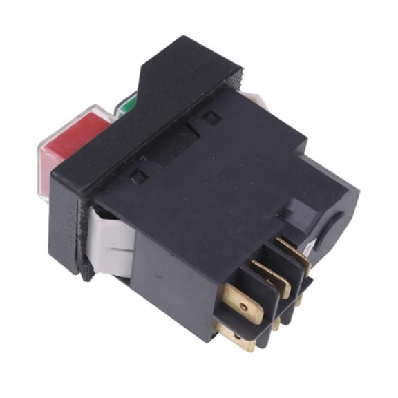 EpheyFIF 1Pc Table Saw Push Button Switch for Rts08 Rts12 Rts23 Table Saw Plastic 089240028147 Push Button Switch Power Tools Parts
