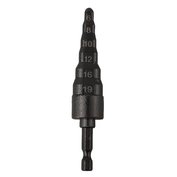 EpheyFIF 1Pcs 6In1 Pipe Expander Air Conditioner Copper Pipe Expander Swaging Drill Bit Hex Shank Repair Tool 6-19mm Swage Tube Expander