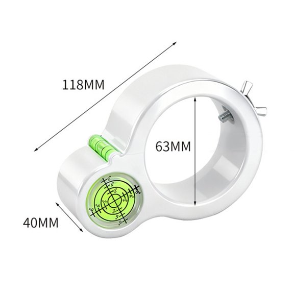 EpheyFIF 1Pcs Drilling Guide Level Attachment Electric Drill Leveling Assistant Circular for Wall Decoration Pipeline Laying Home Green