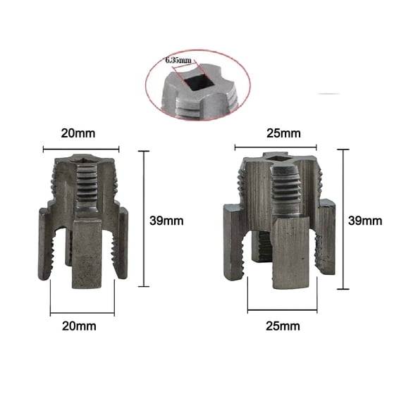 EpheyFIF 20mm 25mm Water Pipe Thread Cutter for Precision Plumbing Applications 20mm+25mm
