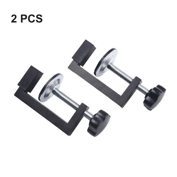 EpheyFIF 2Pcs Woodworking Clamp C-Clamp for Wood Plastic Cutting Drilling Reversed C-Clips 10-57mm for Workpiece Fixing Hand Tool Parts