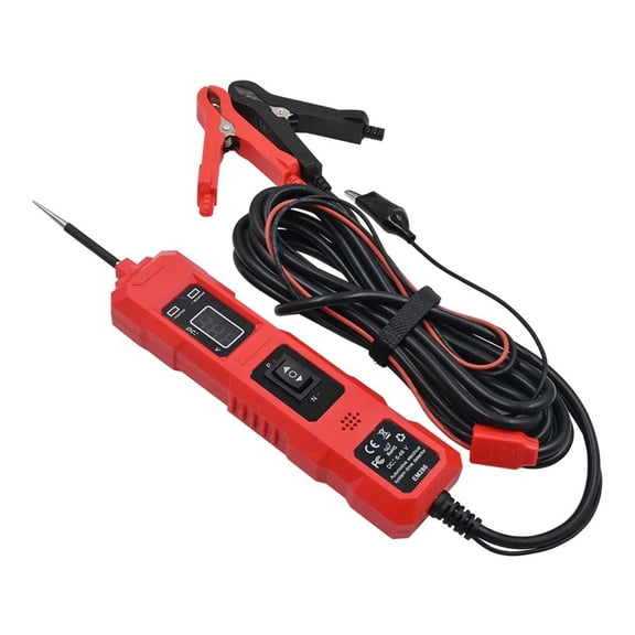 EpheyFIF 624V Automotive Circuit Tester with Short Circuit Protection and 4 5M Cable Red