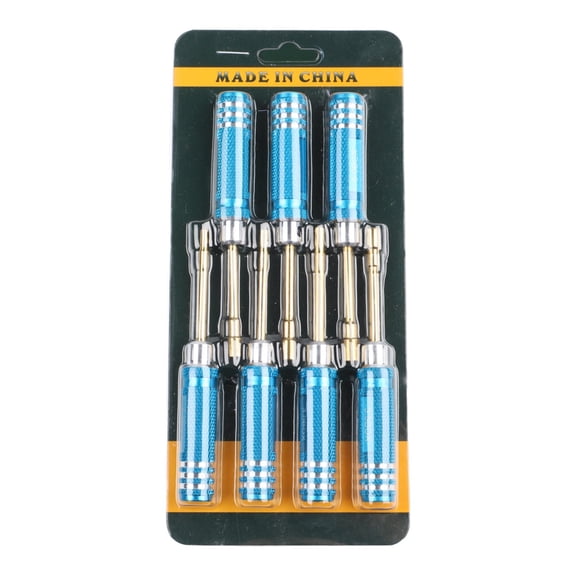 EpheyFIF 7Pcs Precision Hex Screwdriver Set for Rc Helicopter Drone Model Metal Cars Repair Tools Screw Driver Hand Tools