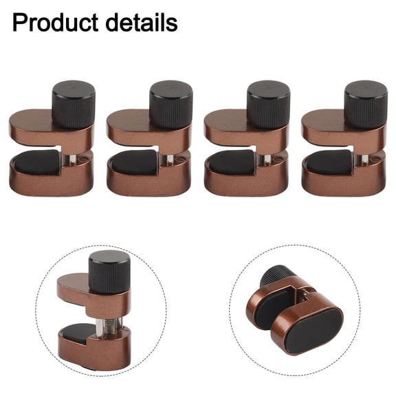 EpheyFIF Adjustable Metal Clamp Set Designed for Lcd Screen Repair with Rubber Protective Pads and Aluminum Frame for Secure Clamping