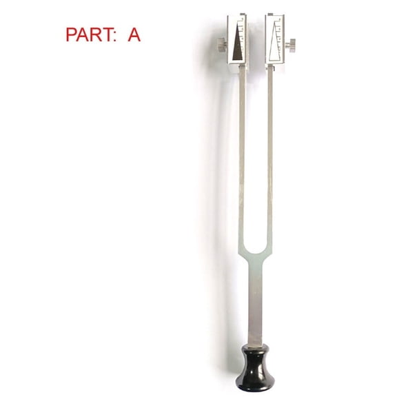 EpheyFIF Adjustment 128Hz C Tone Stainless Tuning Fork 2 Styles Tuning Fork for Yoga Meditation Healing Musical Instrument Accessories A