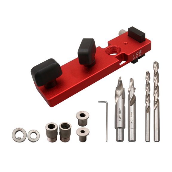 EpheyFIF Aluminum Profile Puncher Quick Positioning for Diy Projects with Drill Guide Package 2
