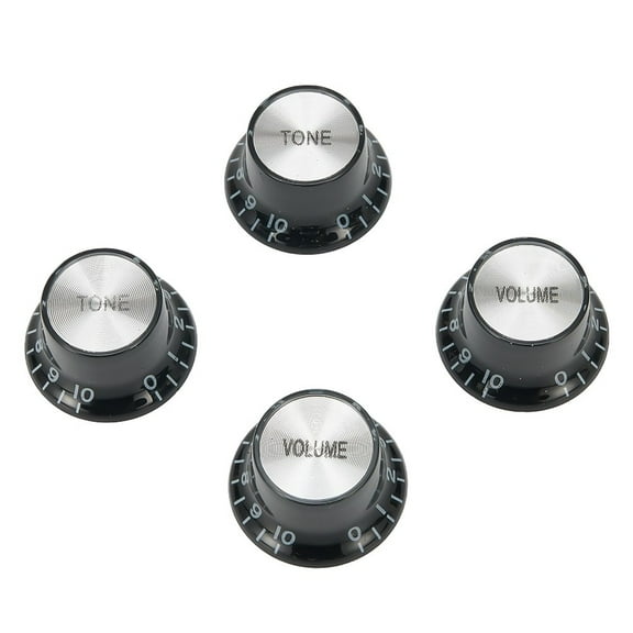 EpheyFIF Guitar Accessories Premium Control Knob Set for Gibson Models Including Elegant Style Two Volumes and Tones in One Package