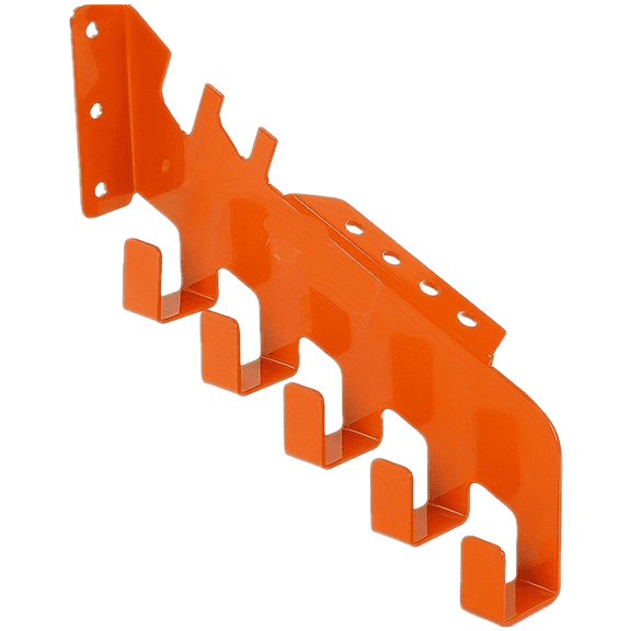EpheyFIF Heavy Duty Chain Saw Storage Rack Wall Mounted Garage Workshop Organizer Shelf Iron Chainsaw Storage Rack Power Tool Accessories