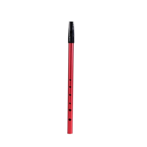 EpheyFIF Irish Whistle Flute C/D Key 6 Holes Ireland Flutes Musical Instruments Professional Beginner with Accessories Christmas Gifts Red D Key