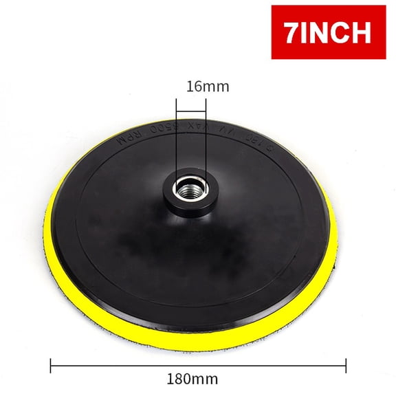 EpheyFIF Multi Functional 37inch Sanding Disc Pad Compatible with for M16 Connection 7inch