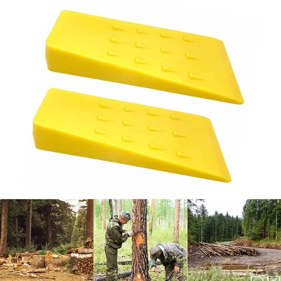 EpheyFIF New Practical Felling Wedges Logging Wedge Wood Wedge Drive 5.5inch Cutting Wedge with Spikes Tree Cutting Tool